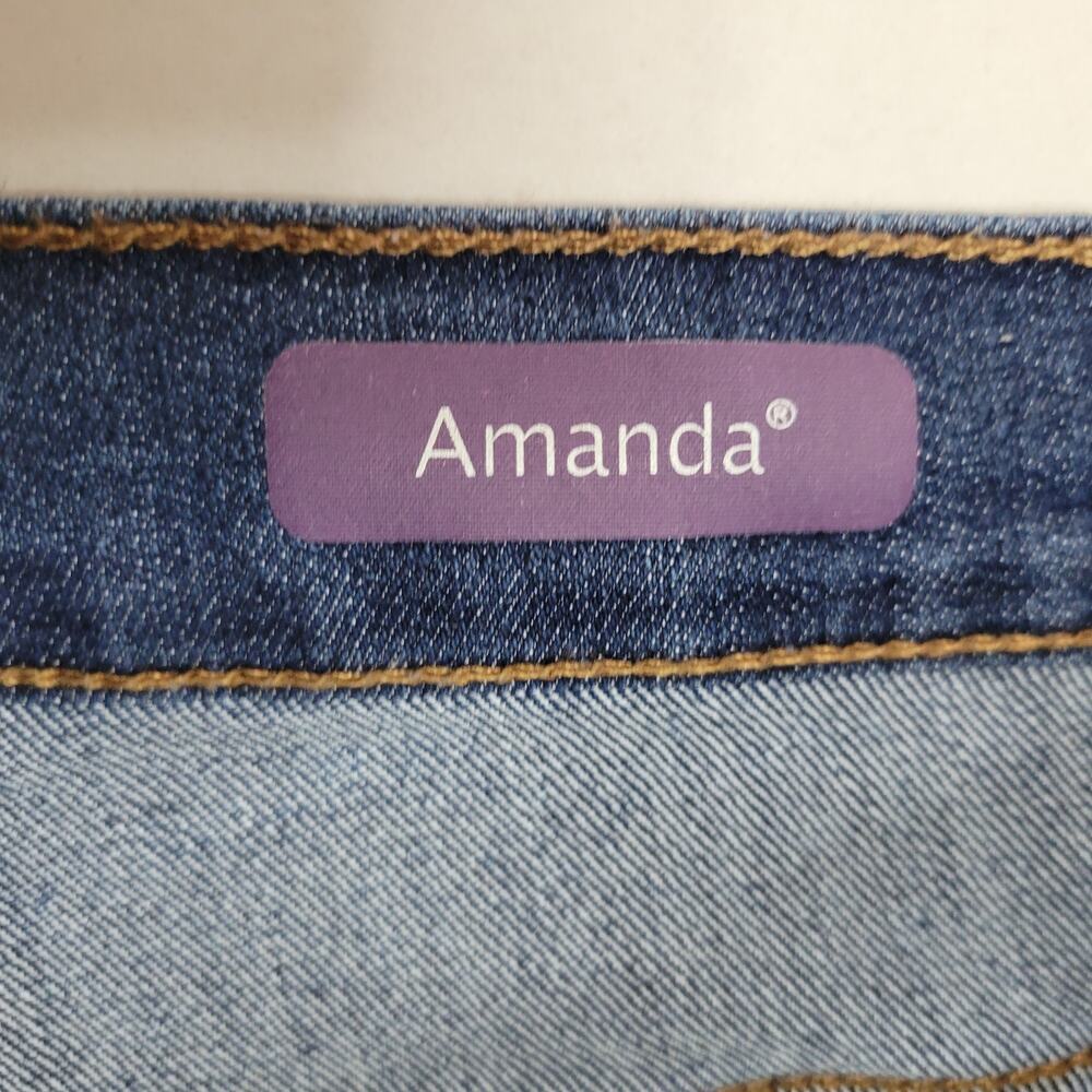Gloria Vanderbilt Amanda Jeans Stretch Denim 20W Short Crop - Picture 4 of 7